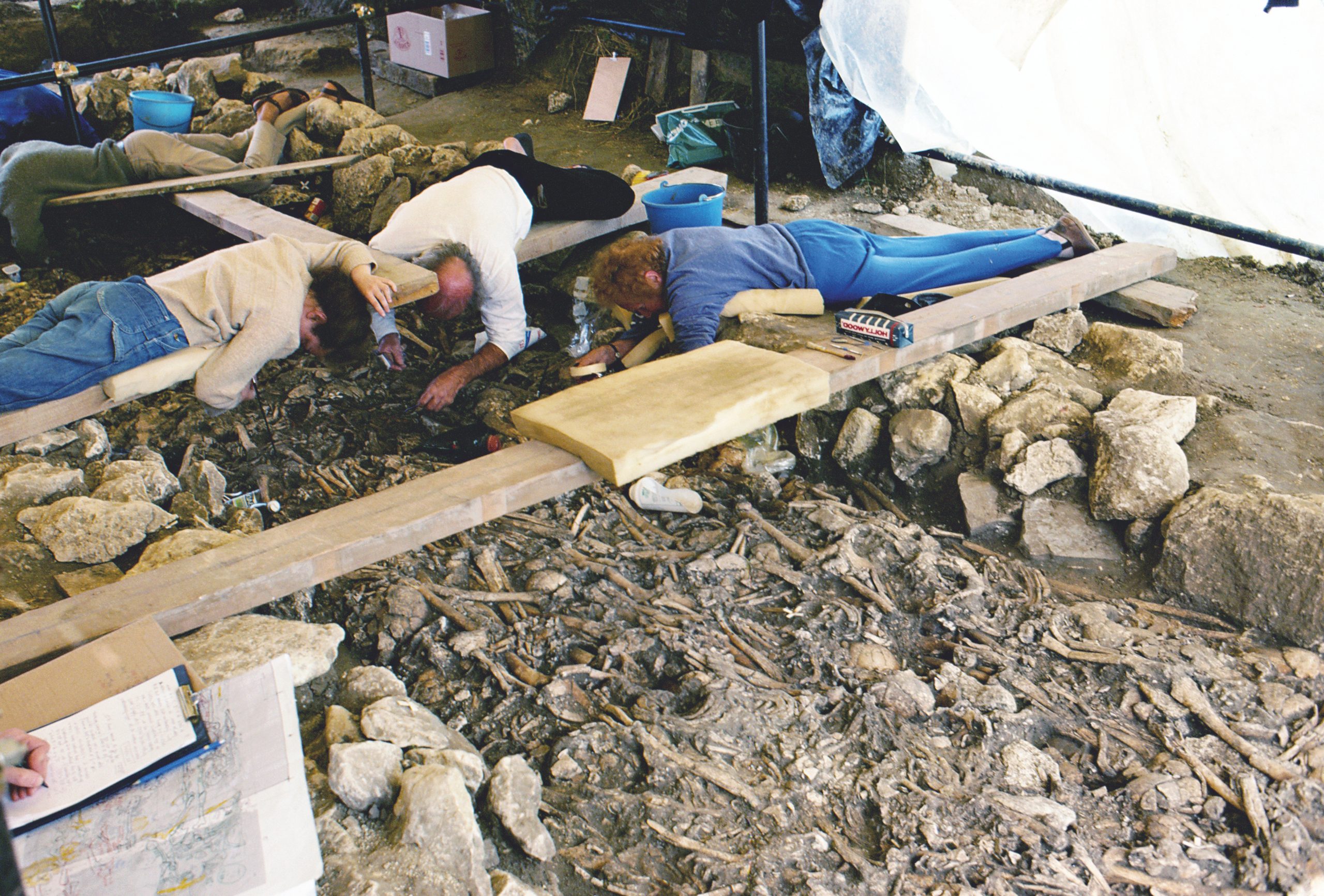 L’étude des niveaux d'inhumation lors de la fouille de l’allée sépulcrale de Bazoches-sur-Vesles (Aisne)