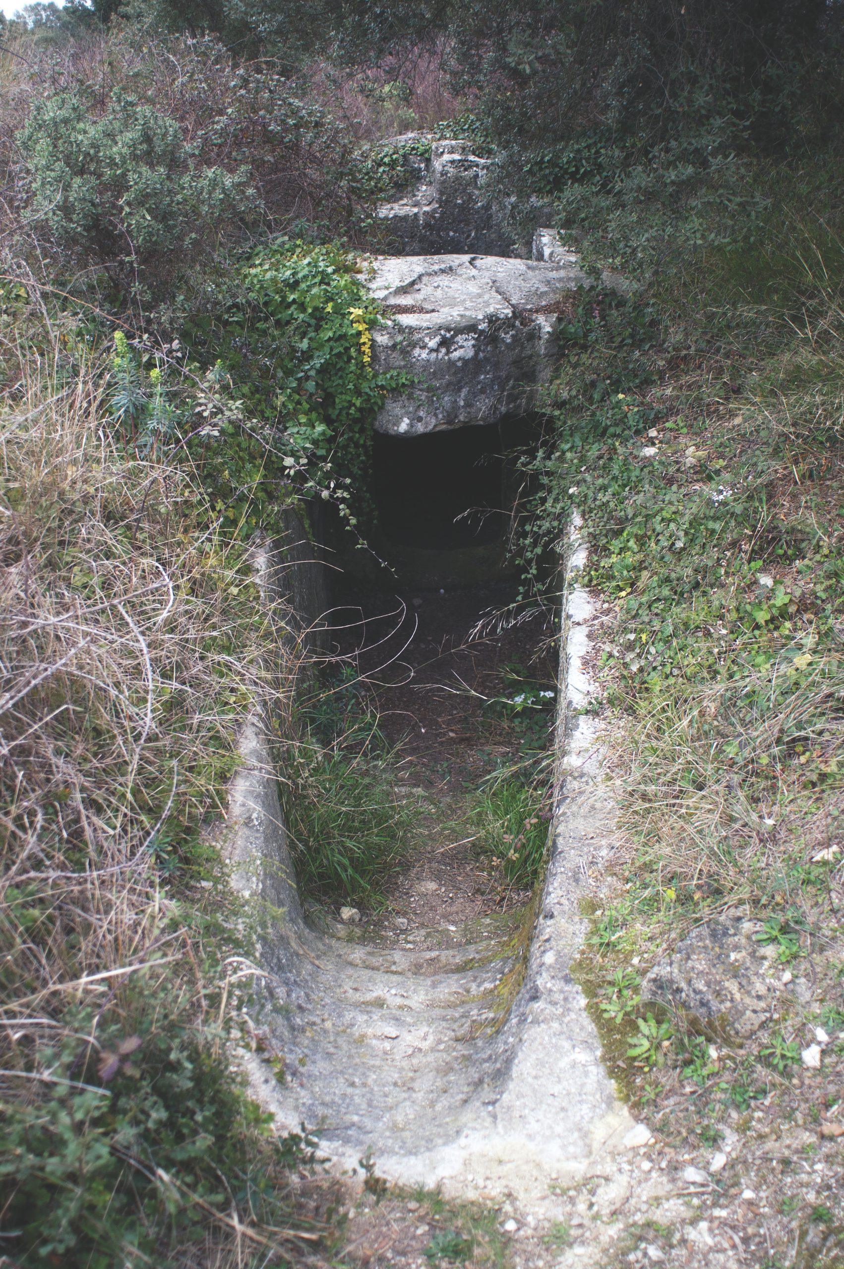 Grosses dalles de couverture d’un hypogée d’Arles à Fontvieille (Bouches-du-Rhône), entre hypogée et dolmen