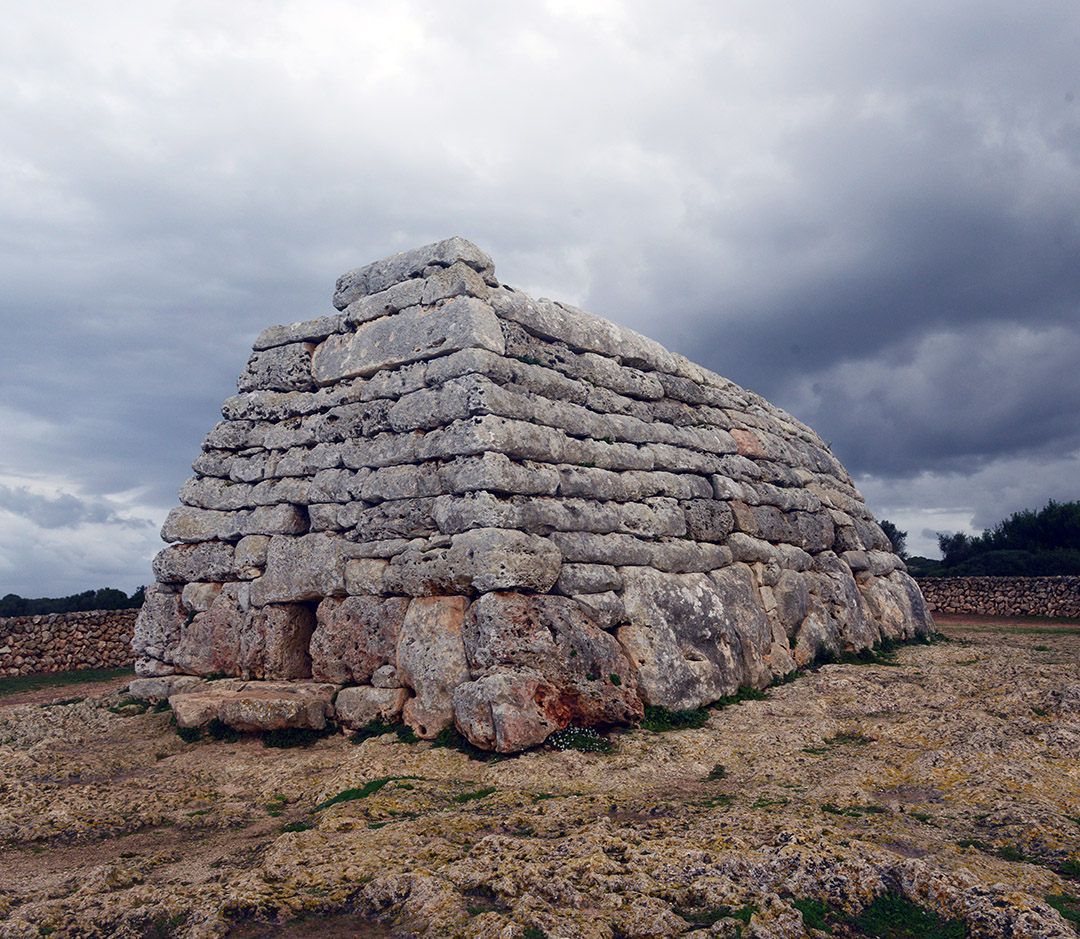 Naveta d'Es Tudons, Ciutadella de Menorca, Minorque, Baléares (Espagne)