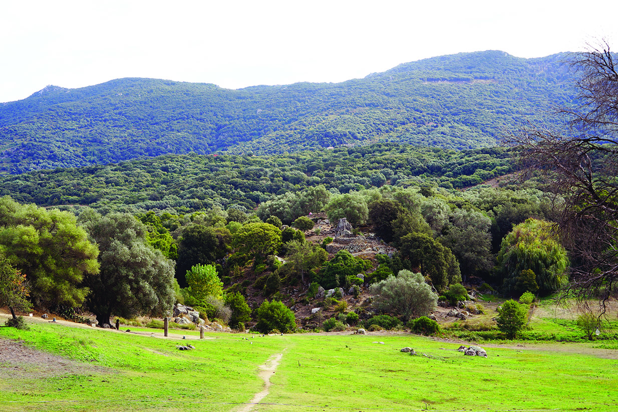 Le site préhistorique de Filitosa dans la vallée du Taravo à Sollacaro (Corse-du-Sud)