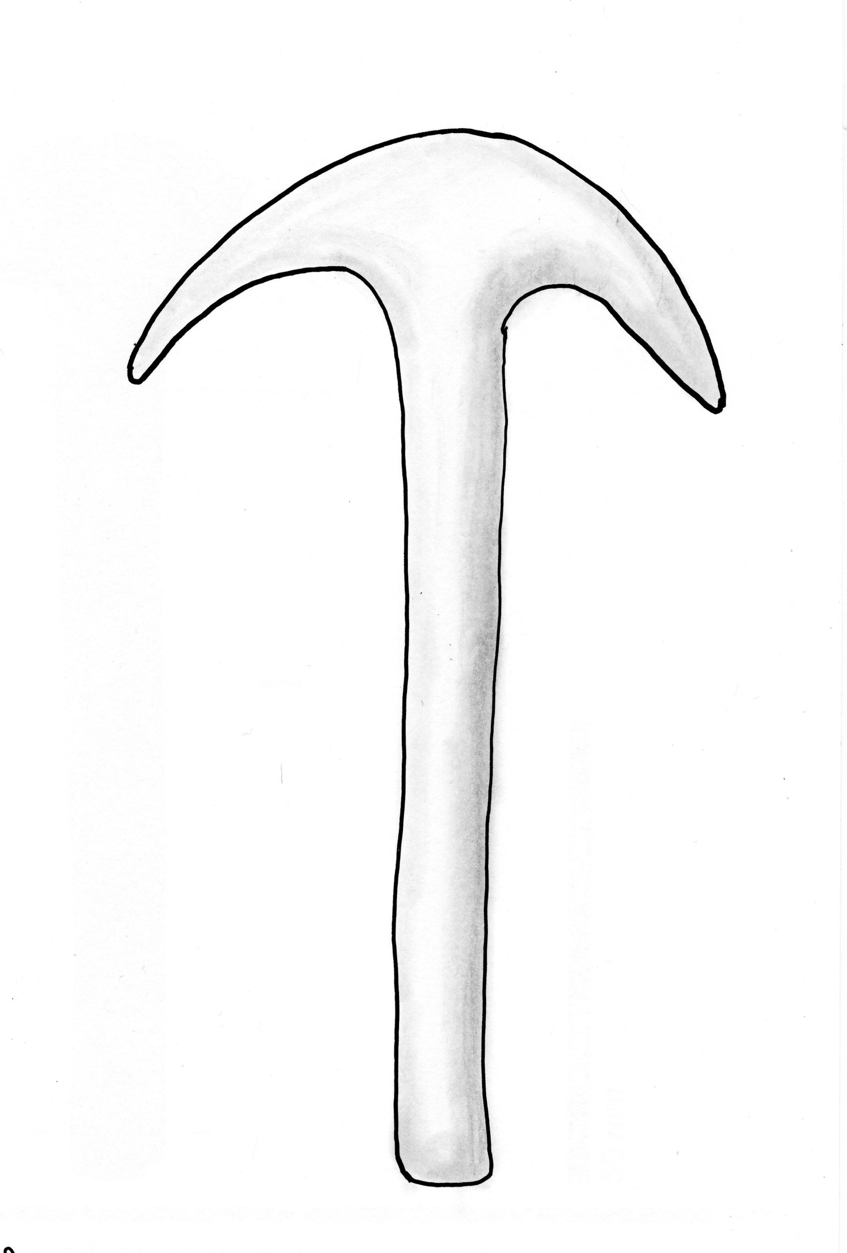 Reconstitution de l’« objet » dit « anciforme » associé aux allées couvertes d’Aquitaine.