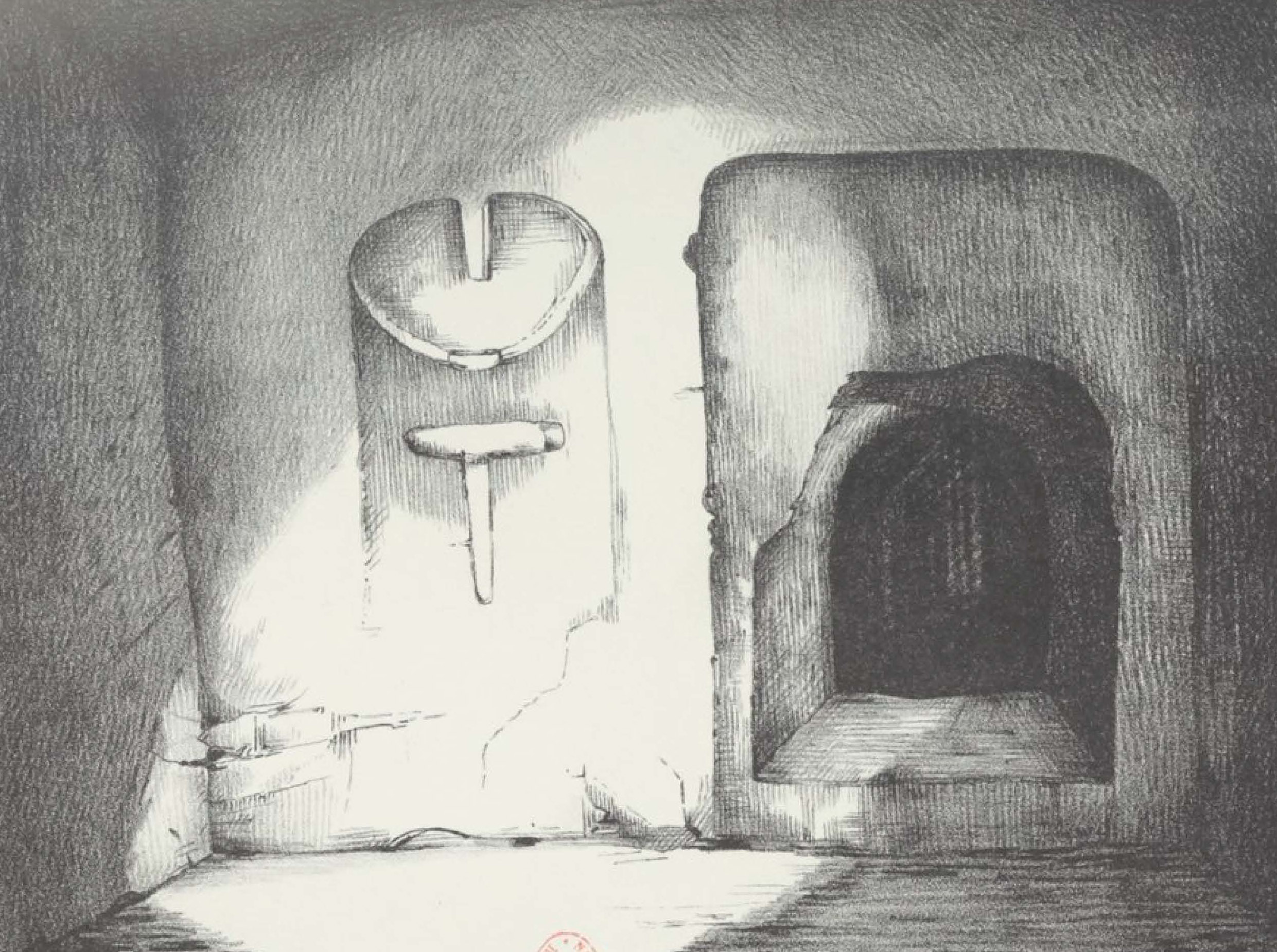 Divinité sculptée d’après un dessin de J. de Baye, 1880
