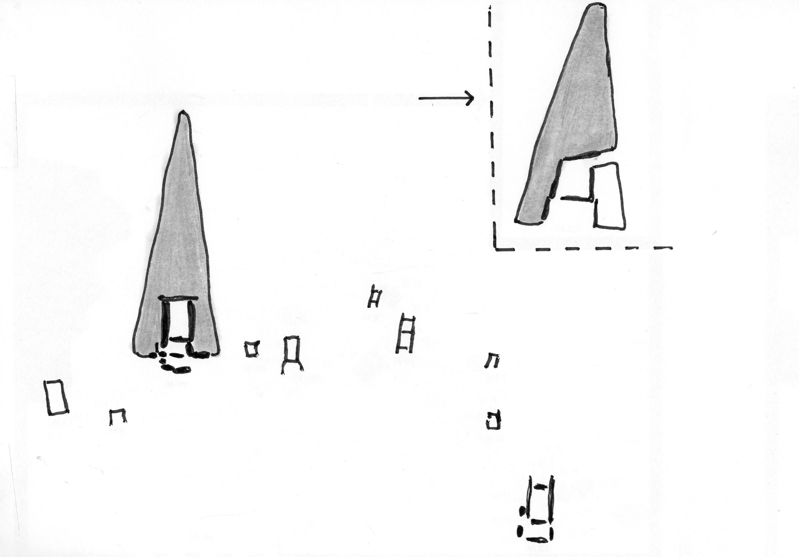 Plan général du site du Petit-Chasseur à Sion (Suisse)