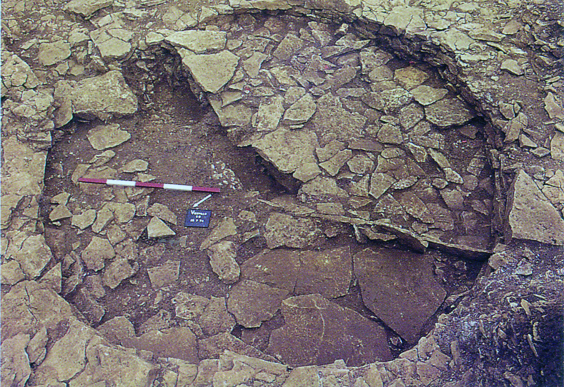 La chambre principale du tumulus de la Butte à Vierville (Manche)